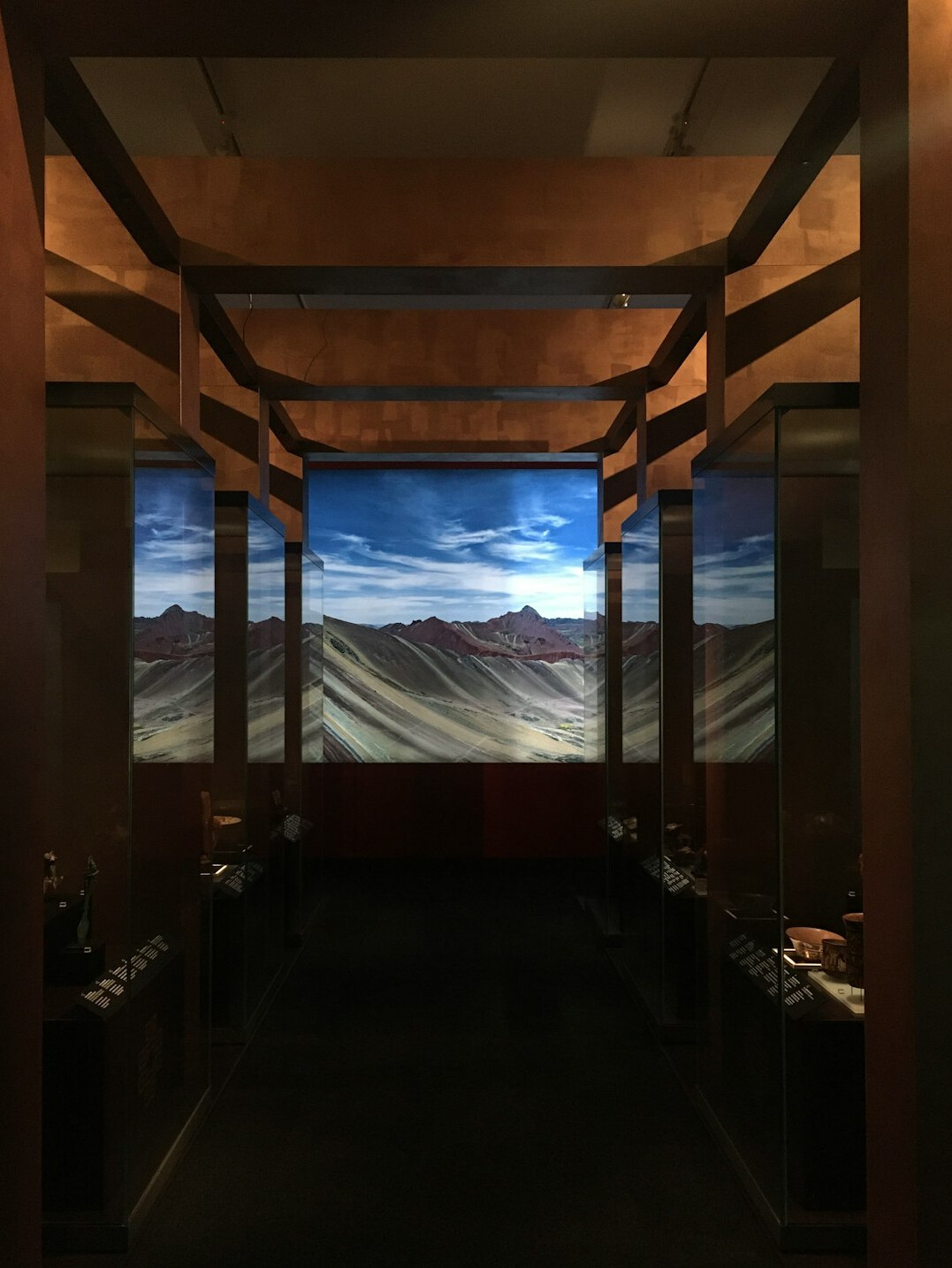 Broadcast gallery with multiple monitor screens